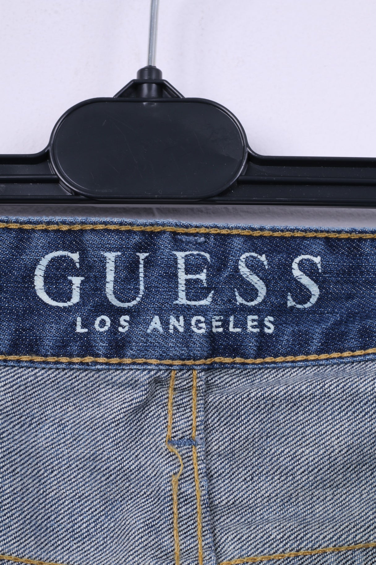 Guess Los Angeles Uomo W32 Pantaloni Jeans in cotone denim Pantaloni a gamba dritta 