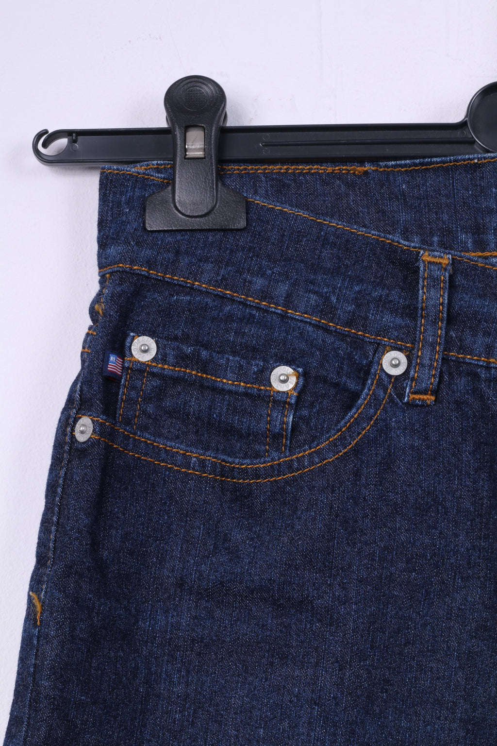 Polo Jeans Co.Ralph Lauren Pantalon W6 L33 Femme Denim Bleu Marine Coton 