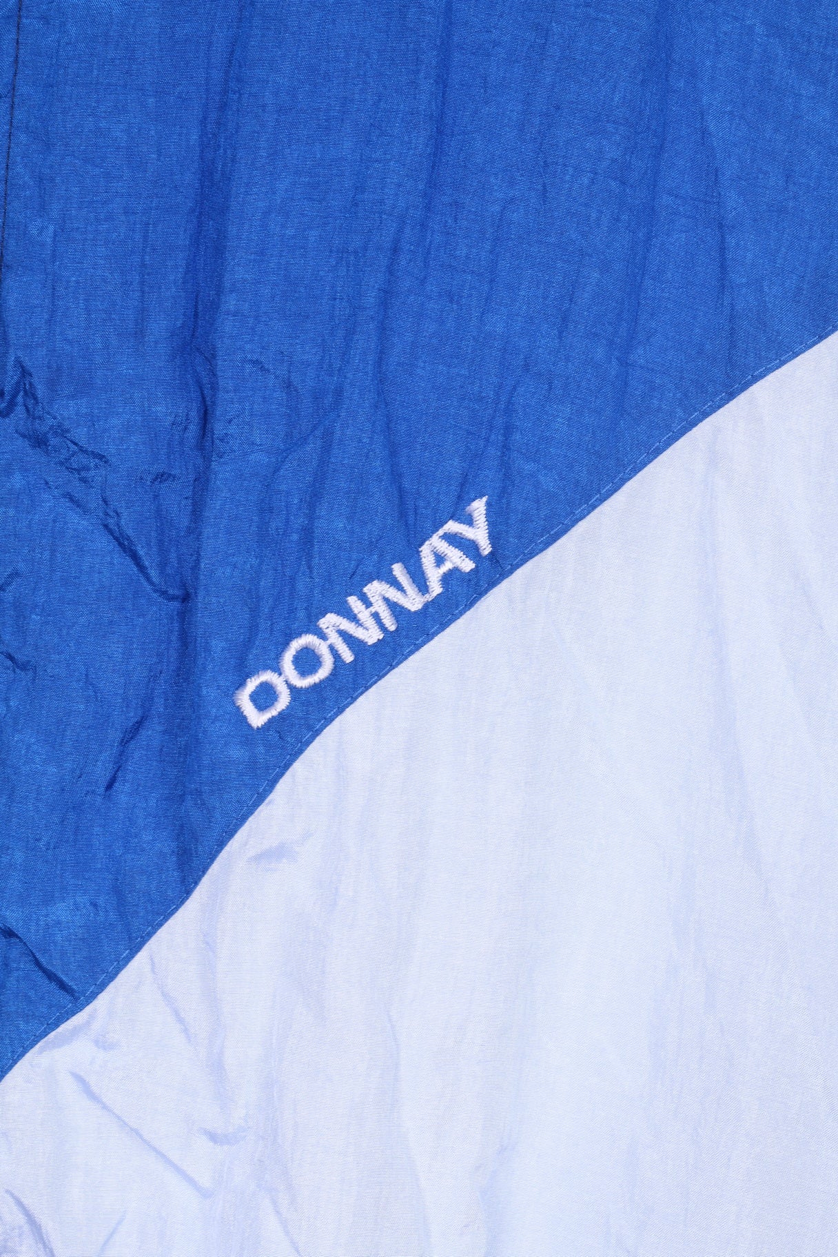 Donnay Mens M Jacket Blue Training Lightweight Sportswear Festival Trilobal Nylon Waterproof Vintage