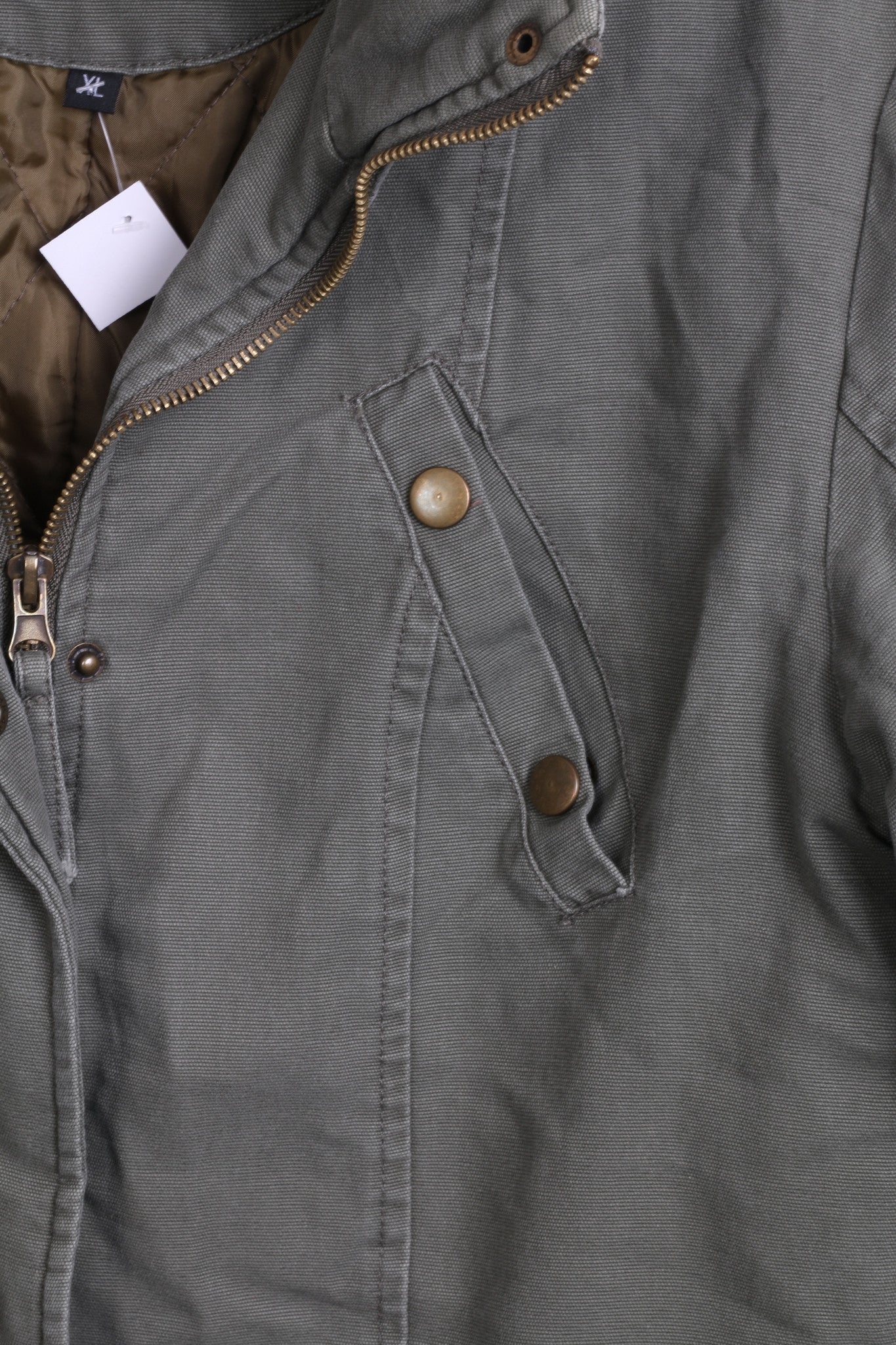 LANCHEN Womes XL Jacket Parka Green Cotton Padded Winter - RetrospectClothes