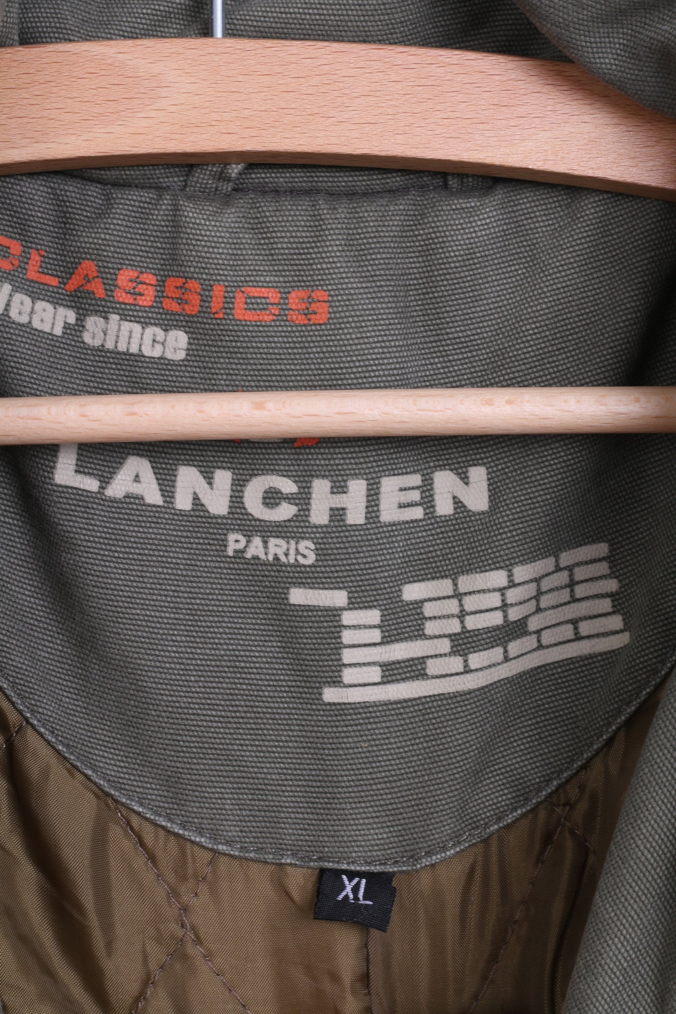 LANCHEN Womes XL Jacket Parka Green Cotton Padded Winter - RetrospectClothes