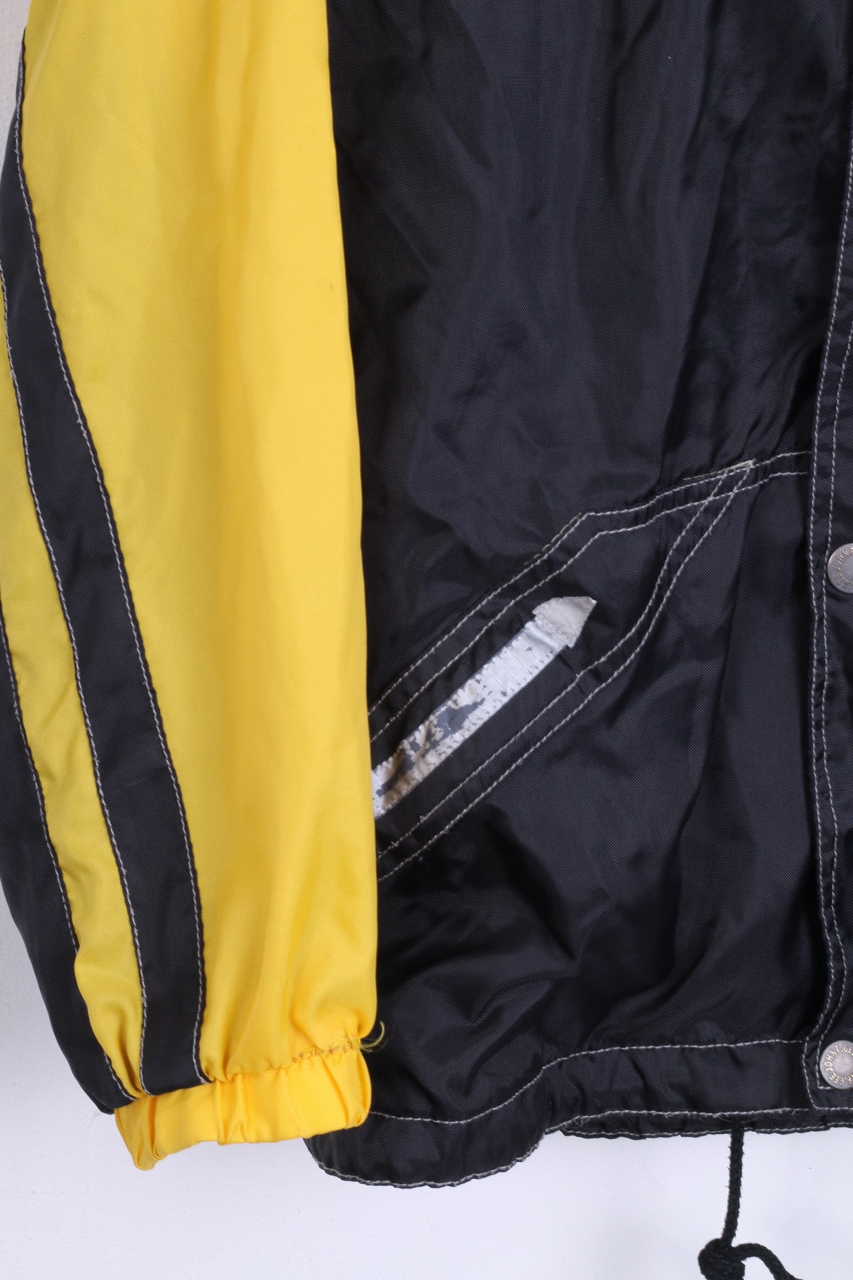 John F.Gee Boys 146 Jacket Hood Waterproof Nylon Black - RetrospectClothes