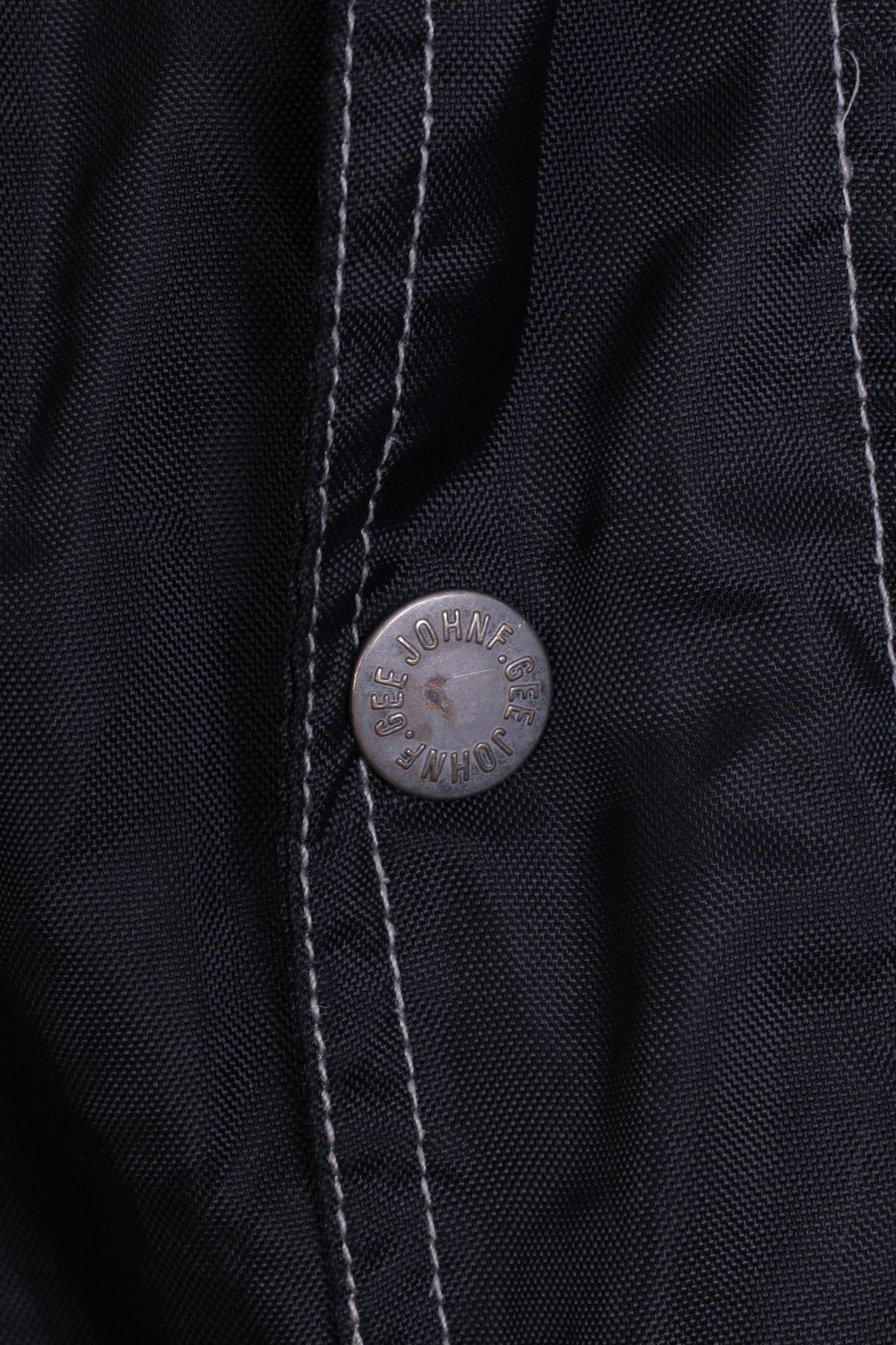 John F.Gee Boys 146 Jacket Hood Waterproof Nylon Black - RetrospectClothes