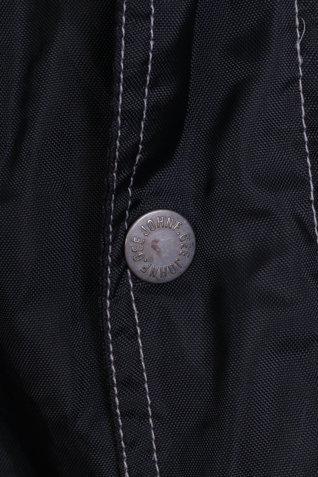 John F.Gee Boys 146 Jacket Hood Waterproof Nylon Black - RetrospectClothes