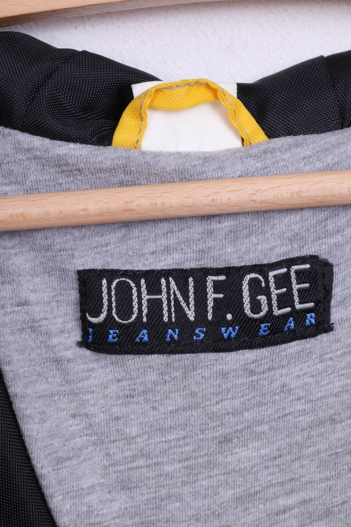 John F.Gee Boys 146 Jacket Hood Waterproof Nylon Black - RetrospectClothes