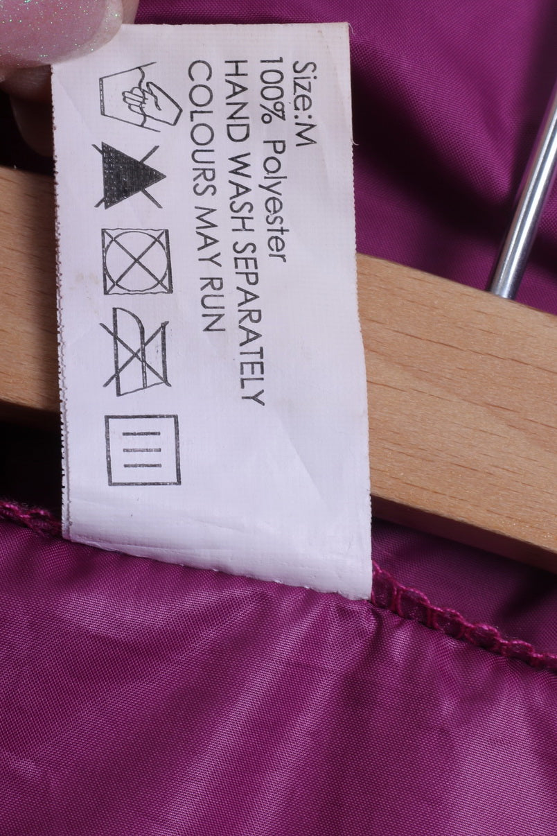 Shack Giacca da donna M Pullover Viola Collo con zip Tasca a marsupio leggera