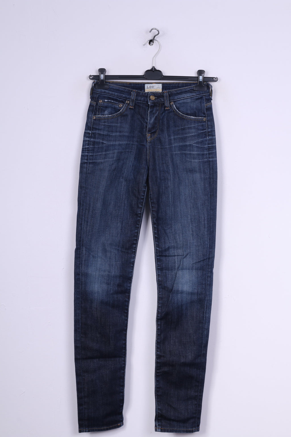 Lee Pantalon en jean pour fille de 15 ans en coton denim bleu marine modèle VERDI