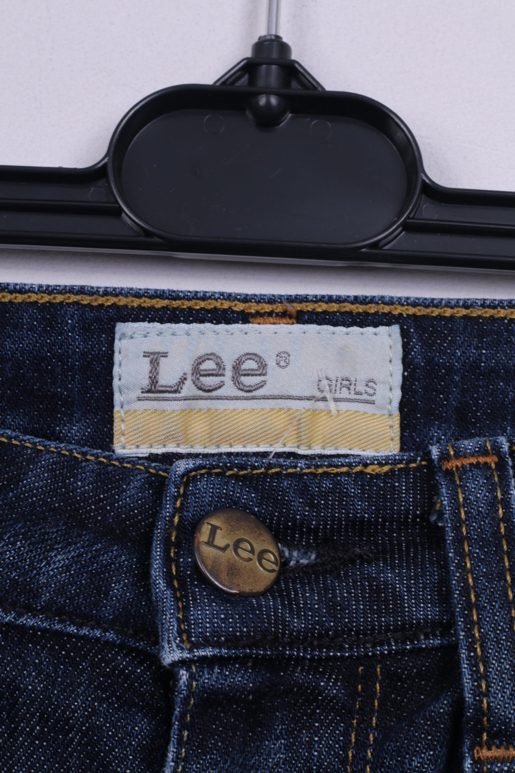 Lee Pantalon en jean pour fille de 15 ans en coton denim bleu marine modèle VERDI