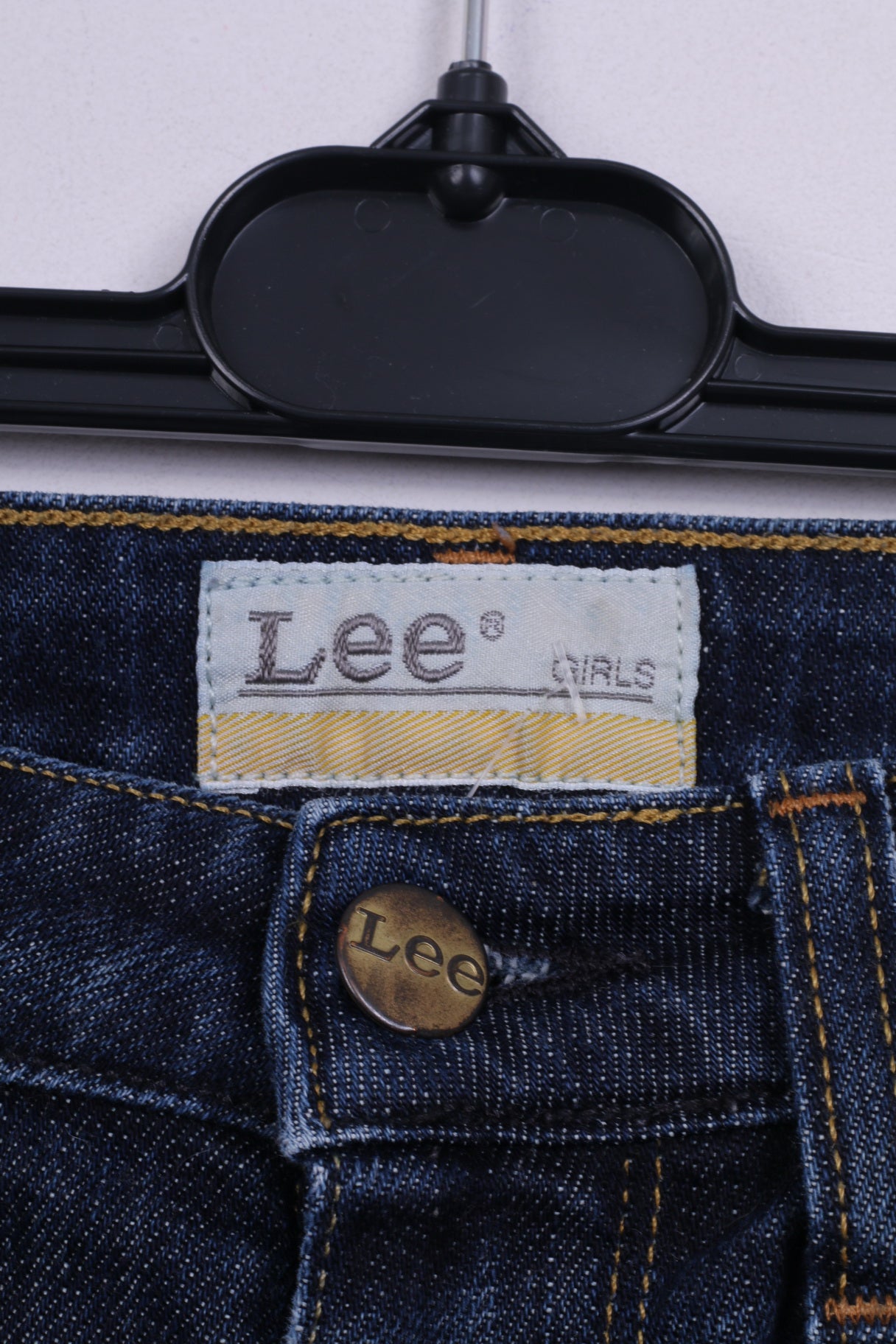 Lee Pantalon en jean pour fille de 15 ans en coton denim bleu marine modèle VERDI