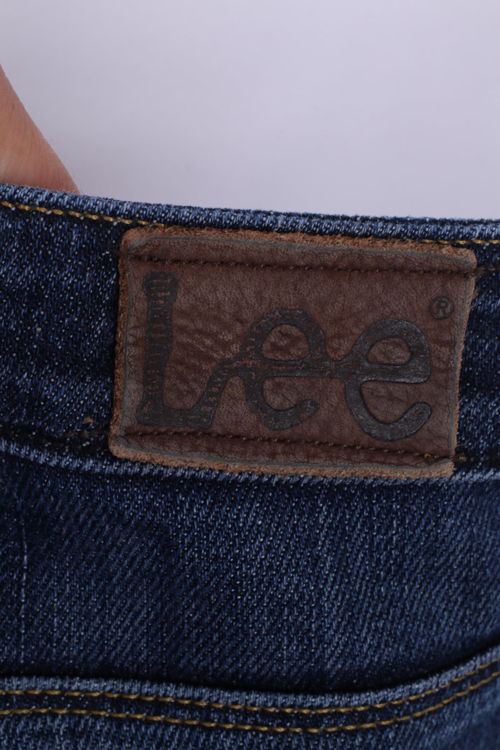 Lee Pantalon en jean pour fille de 15 ans en coton denim bleu marine modèle VERDI