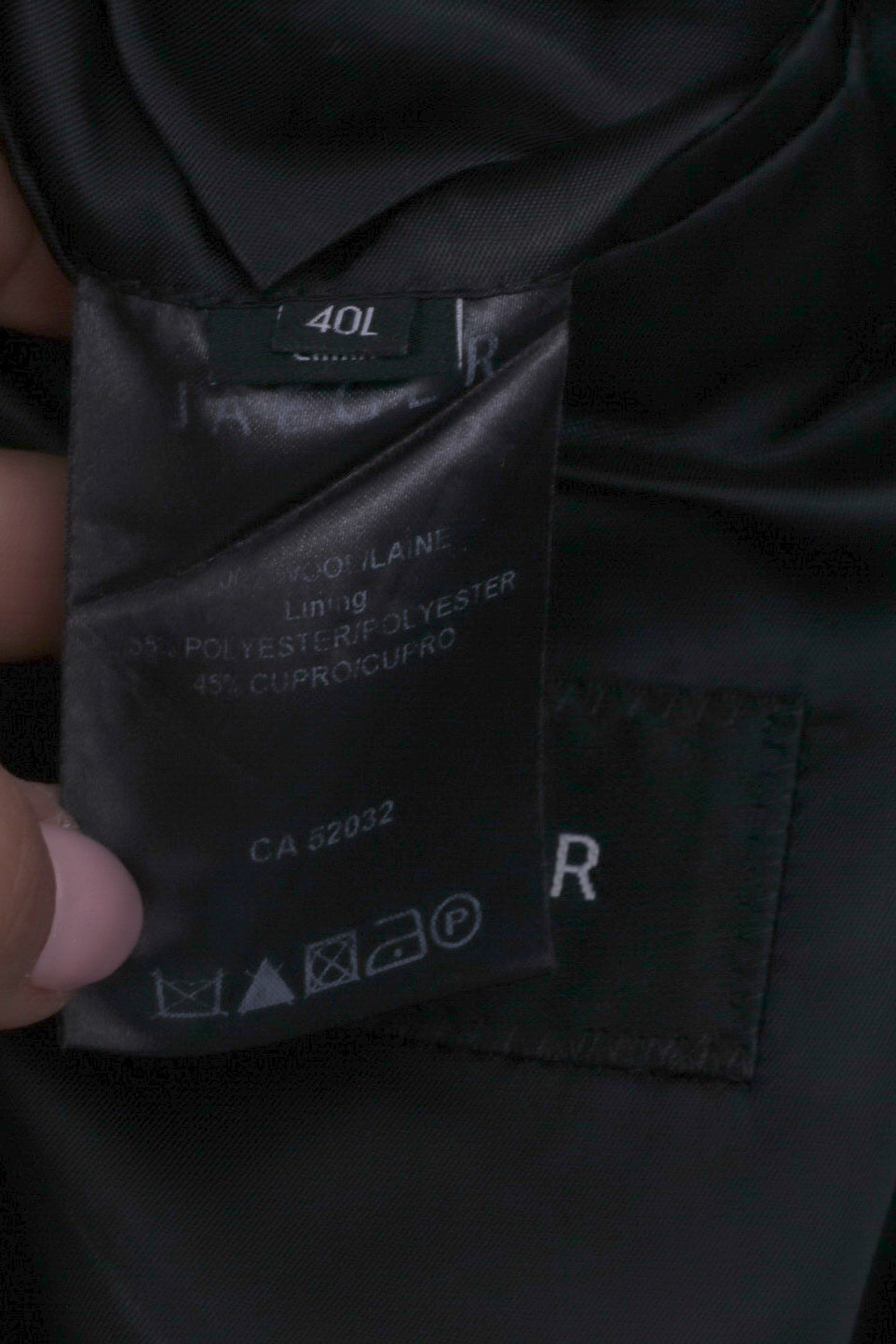 Jaeger Uomo 40 Blazer lungo Grigio monopetto Spalline superiori Giacca 100% lana 