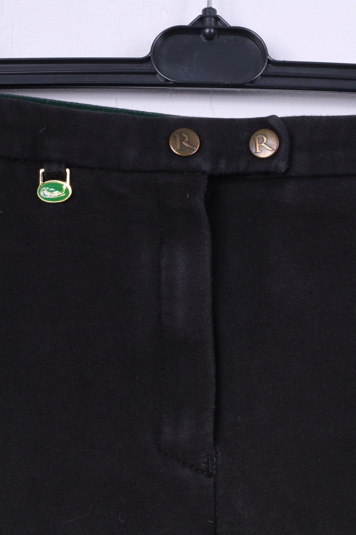 Rhinegold Girls 28 Trousers Child Regular Navy Cotton Lycra Horse Pants Jodhpurs