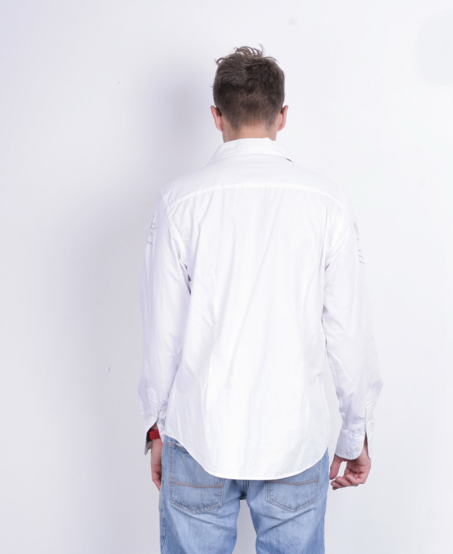 La Martina Mens XXL Casual Shirt White Heritage Cotton - RetrospectClothes