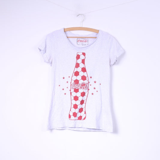 T-shirt George da donna 40 12 M con grafica Coca-Cola, girocollo in cotone 