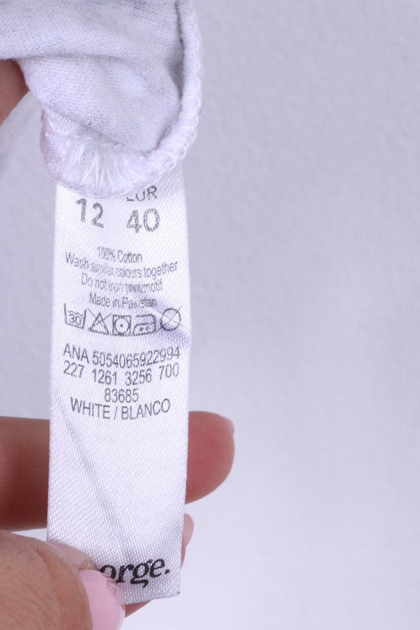 T-shirt George da donna 40 12 M con grafica Coca-Cola, girocollo in cotone 