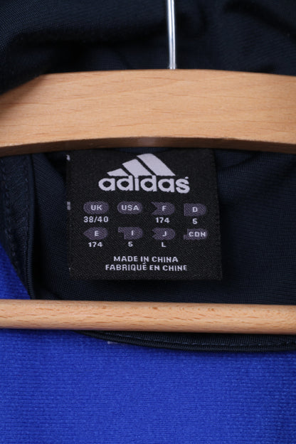 Felpa Adidas da uomo 38/40 M con cerniera intera per abbigliamento sportivo
