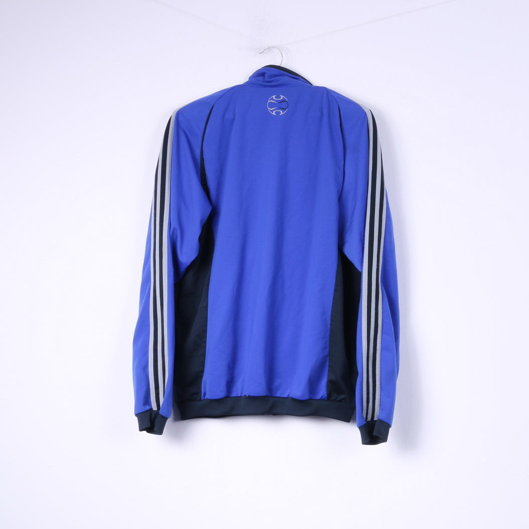 Felpa Adidas da uomo 38/40 M con cerniera intera per abbigliamento sportivo
