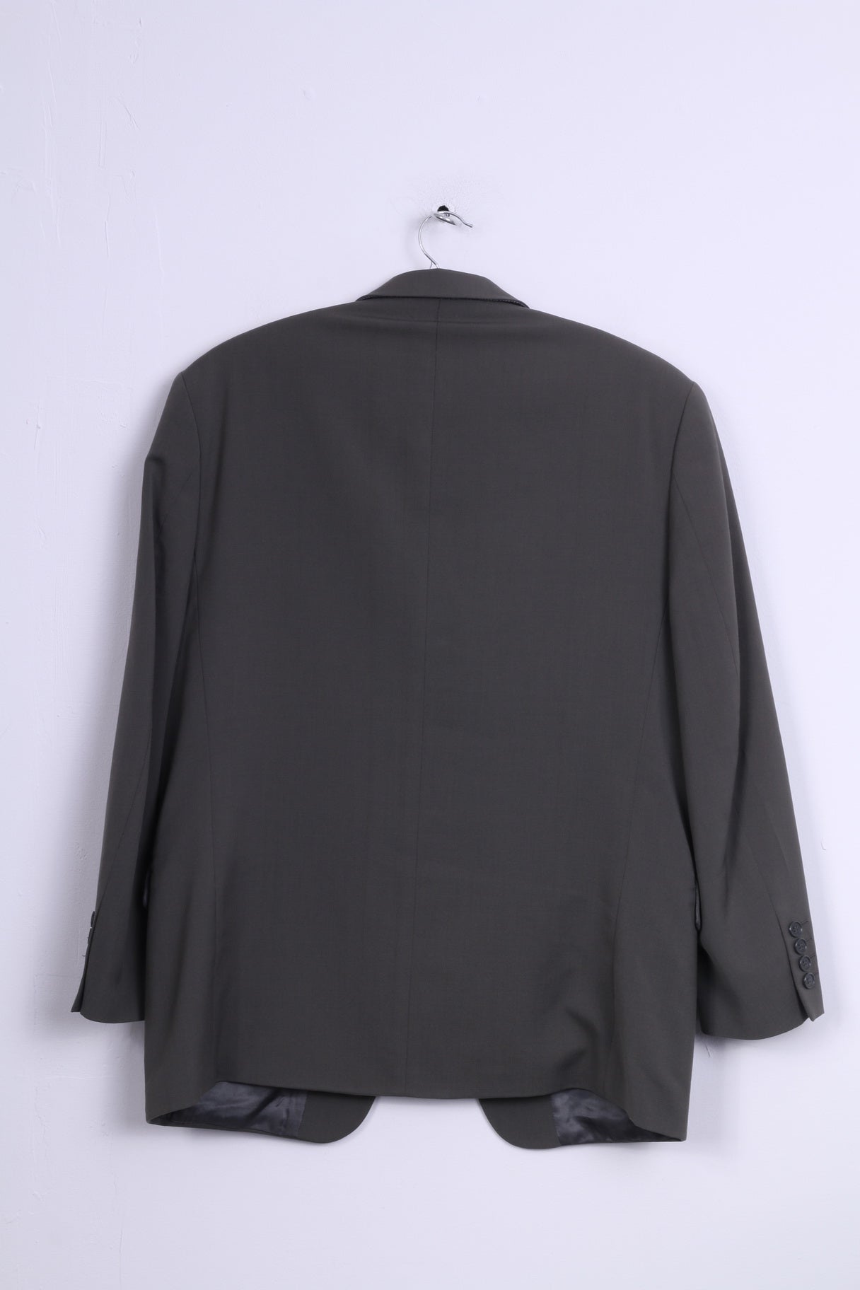 Hugo James Mens 52 M Blazer Slate Grey Retro Natural Stretch Spain Single Breasted Jacket