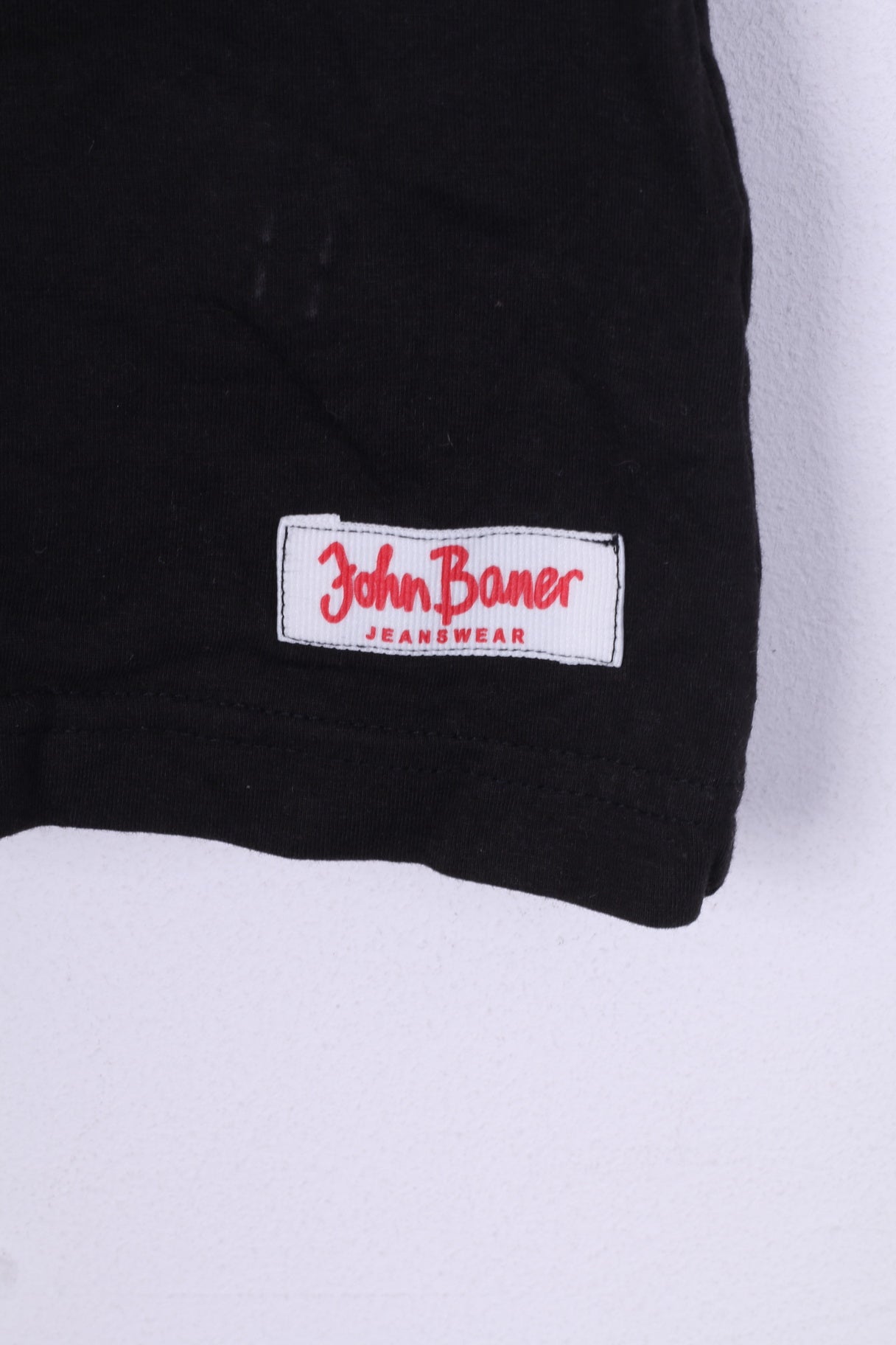 Camicia John Baner da donna 32/34 XS Top in cotone nero con cappuccio 