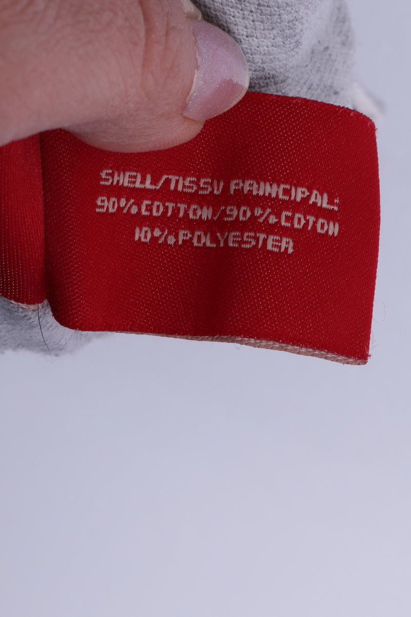 Superdry Polo S Homme Gris Coton Boutons Détaillés Japon Ajusté