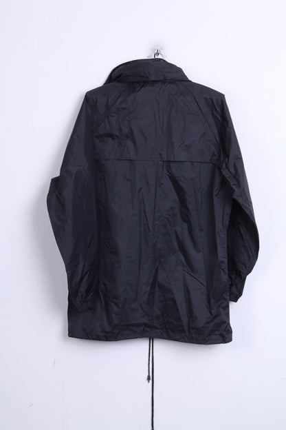 HIGH POINT Mens M Jacket Black Waterproof System Hood Nylon - RetrospectClothes