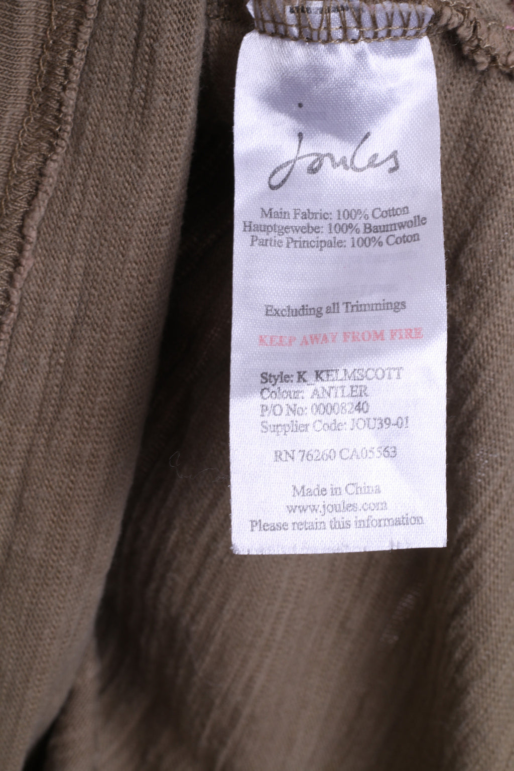 Tom Joule Womens XS 8 Jumper Antler Cotton Zip Neck - RetrospectClothes