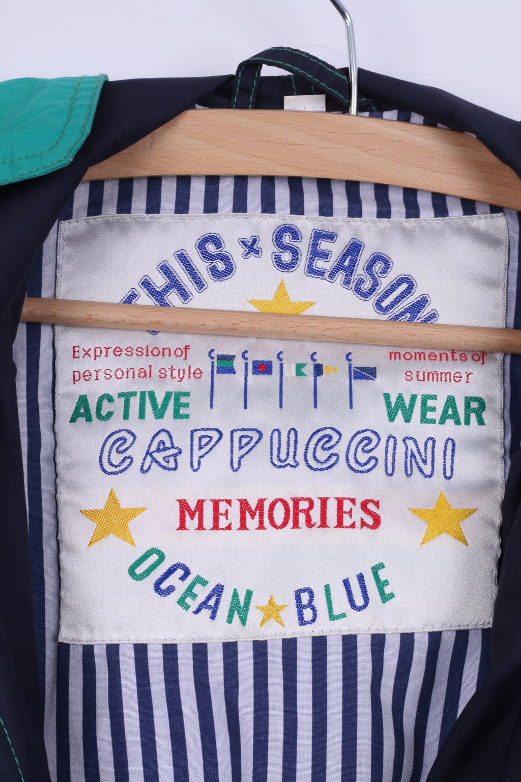 Giacca Capuuccini da donna 34 M Active Wear Top leggero con cappuccio blu navy