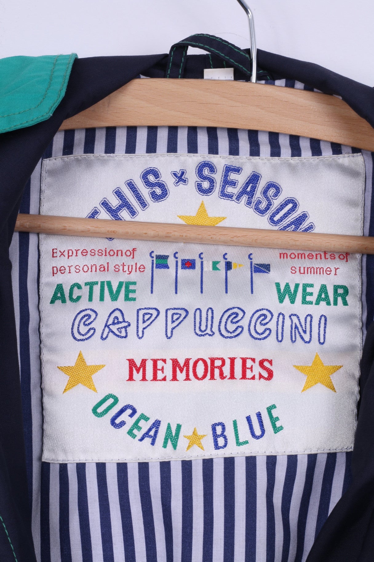 Giacca Capuuccini da donna 34 M Active Wear Top leggero con cappuccio blu navy