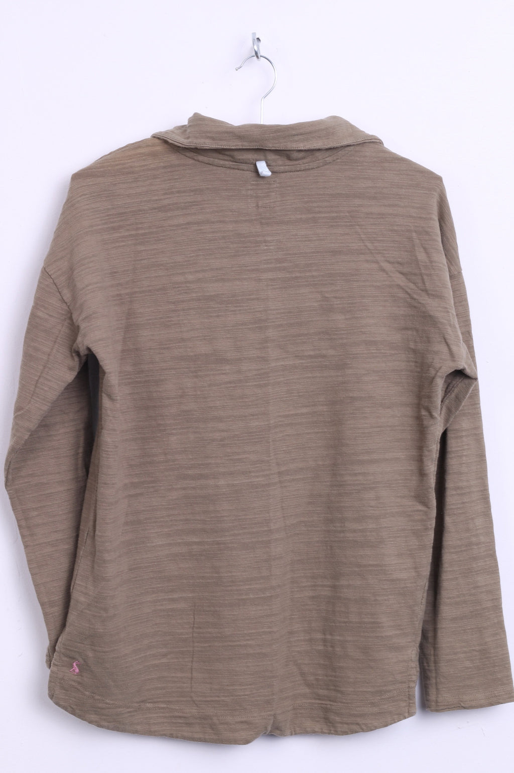 Tom Joule Womens XS 8 Jumper Antler Cotton Zip Neck - RetrospectClothes