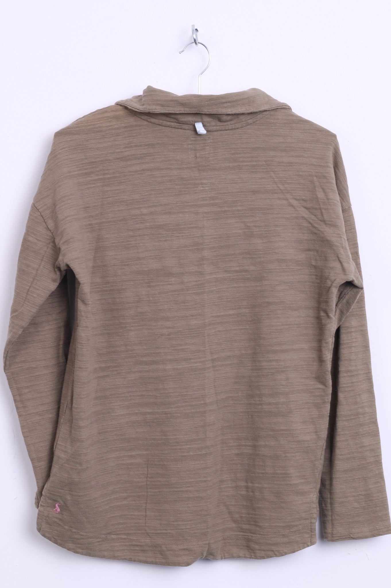 Tom Joule Womens XS 8 Jumper Antler Cotton Zip Neck - RetrospectClothes