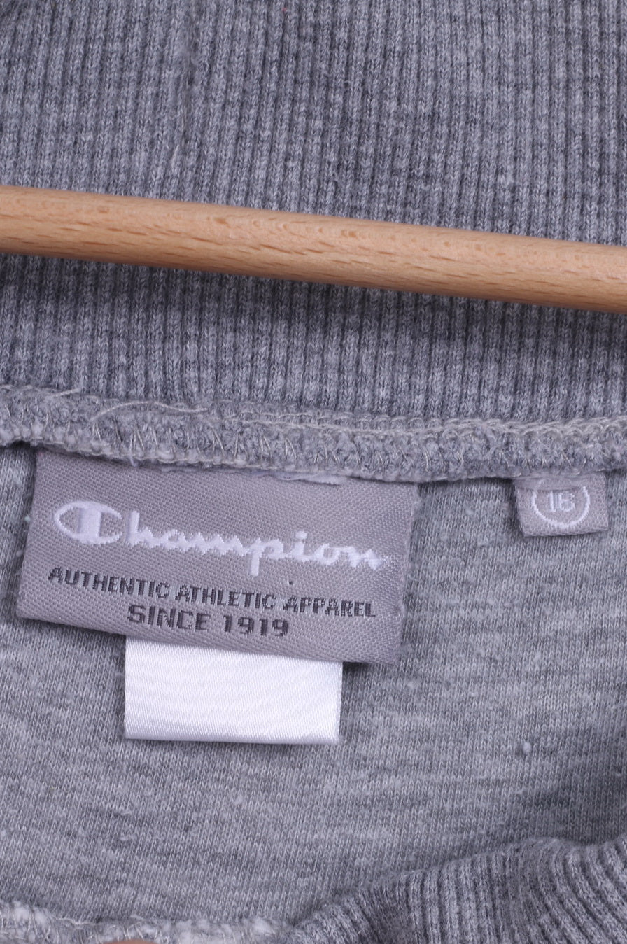 Champion Womens 16 XL Sweatpants Grey Cotton Sport