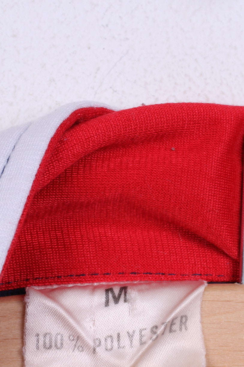 Mens M Track Top Jacket Sport Sweatshirt Navy Blue Training Vintage