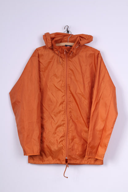 DONNAY Mens S Jacket orange Lightweight hooded Zip Up Mesh Lined Top