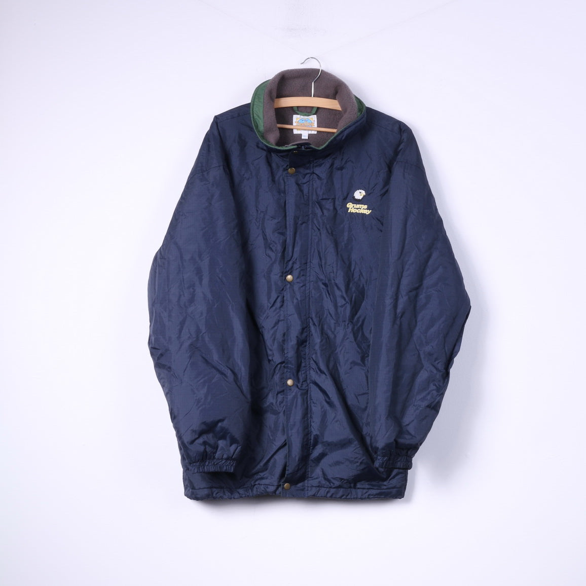 King Teerex Giacca leggera da uomo XL Navy Grums Hockey Sportswear Top con cerniera