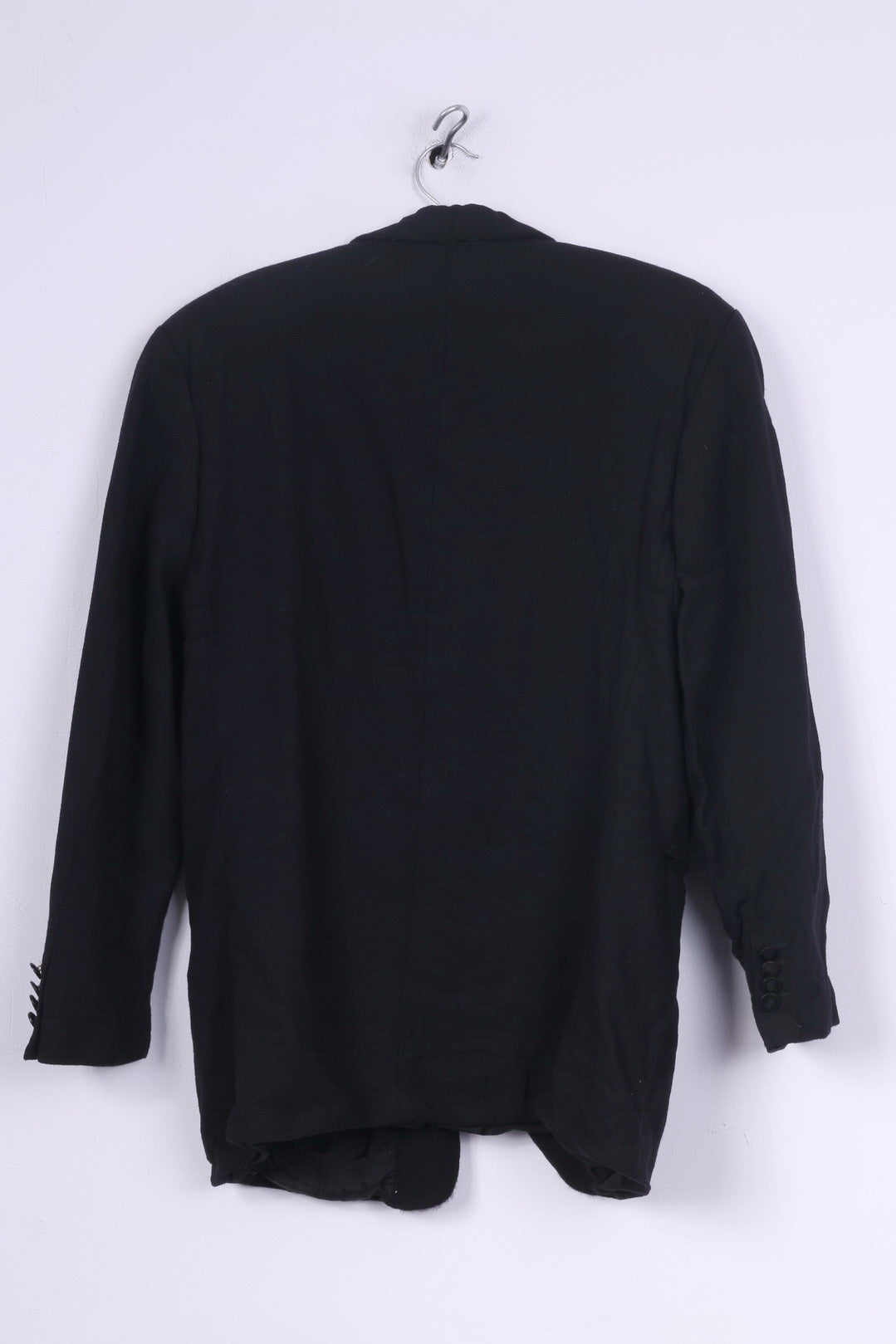 Pierre Balmain Mens S Blazer Black Detailed Buttons Single Breasted Jacket