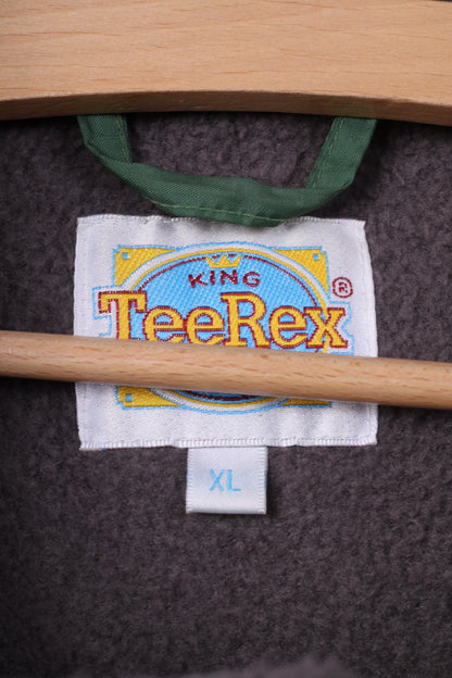King Teerex Men XL Lightweight Jacket Navy Grums Hockey Sportswear Zip Up Top