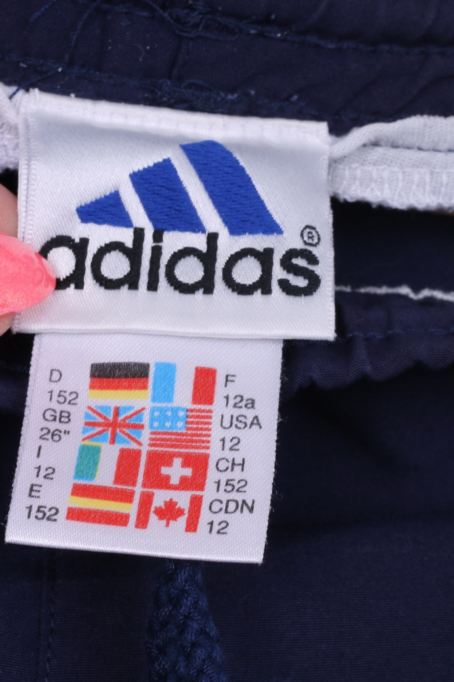 Adidas Boys 12 Age 152cm Short Pants Sportswear Navy Gym Training