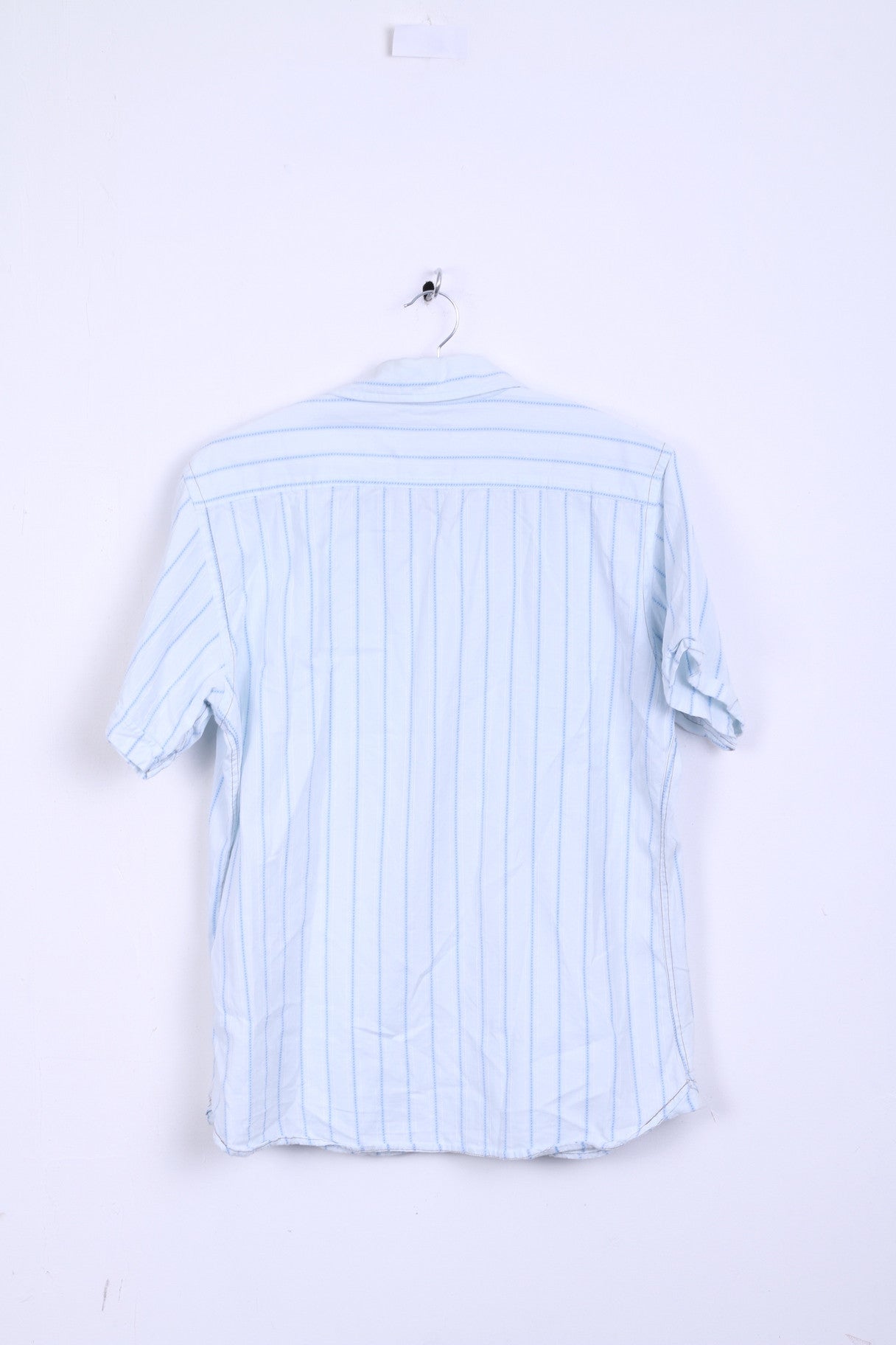 Joe Browns Mens M Casual Shirt Short Sleeve Cotton Striped