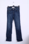 Hollister Boot Womens W28 Denim Trousers Jeans Navy Cotton