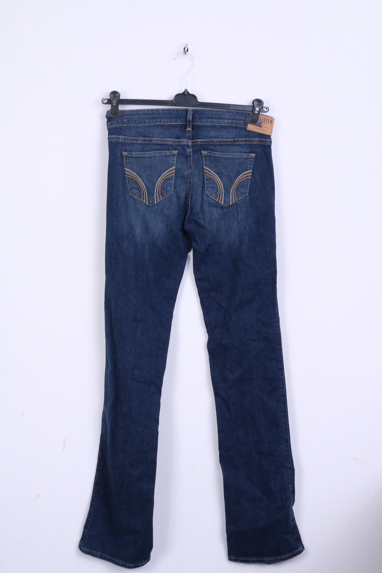 Hollister Boot Womens W28 Denim Trousers Jeans Navy Cotton