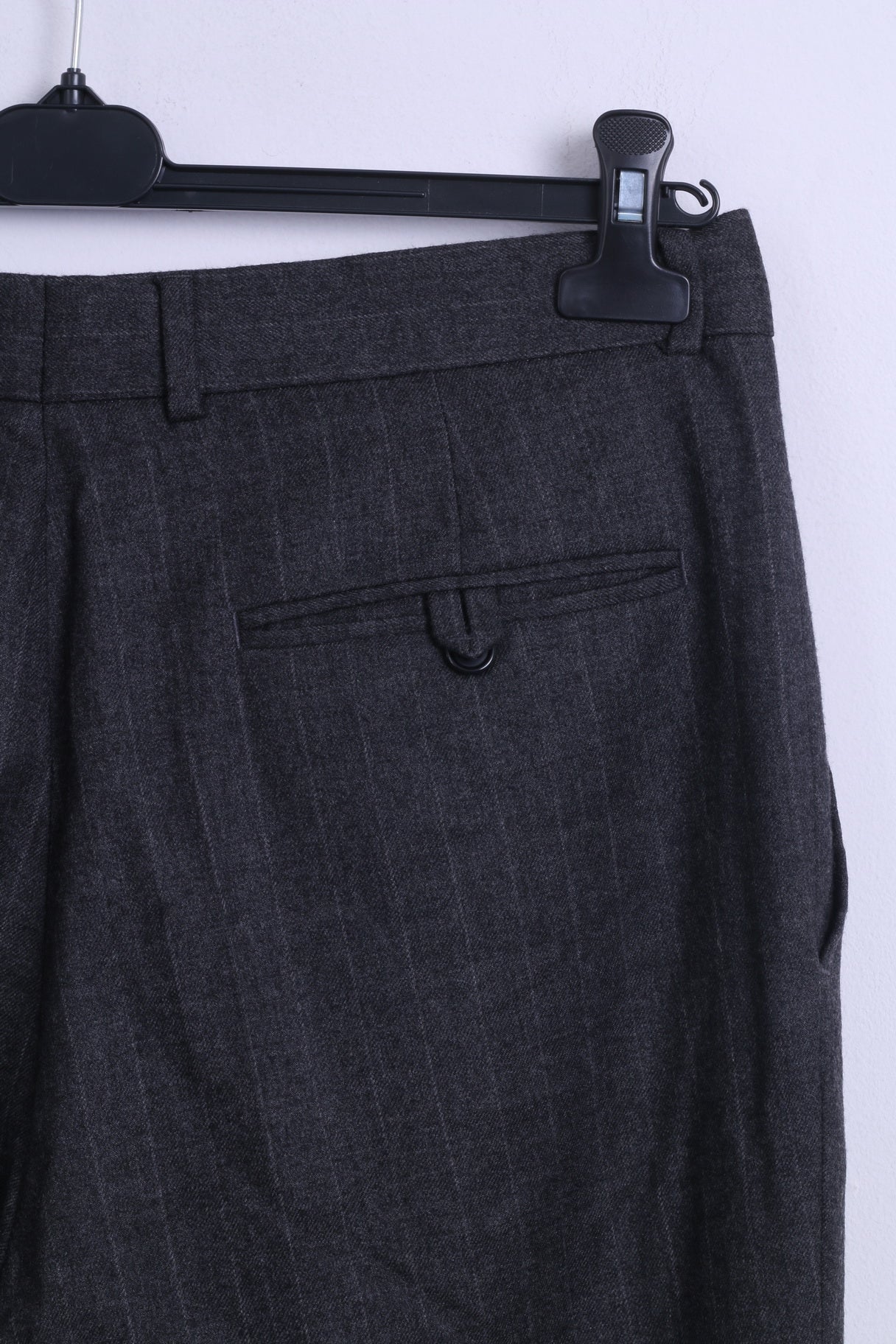 Pantaloni Pierre Cardin da uomo 50 L Pantaloni casual eleganti in lana grigia