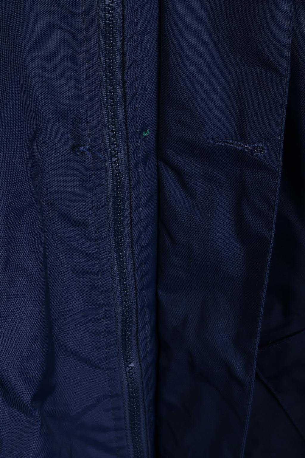 Helly Hansen Mens M Jacket Navy Green Sailing Hidden Hood Double Side