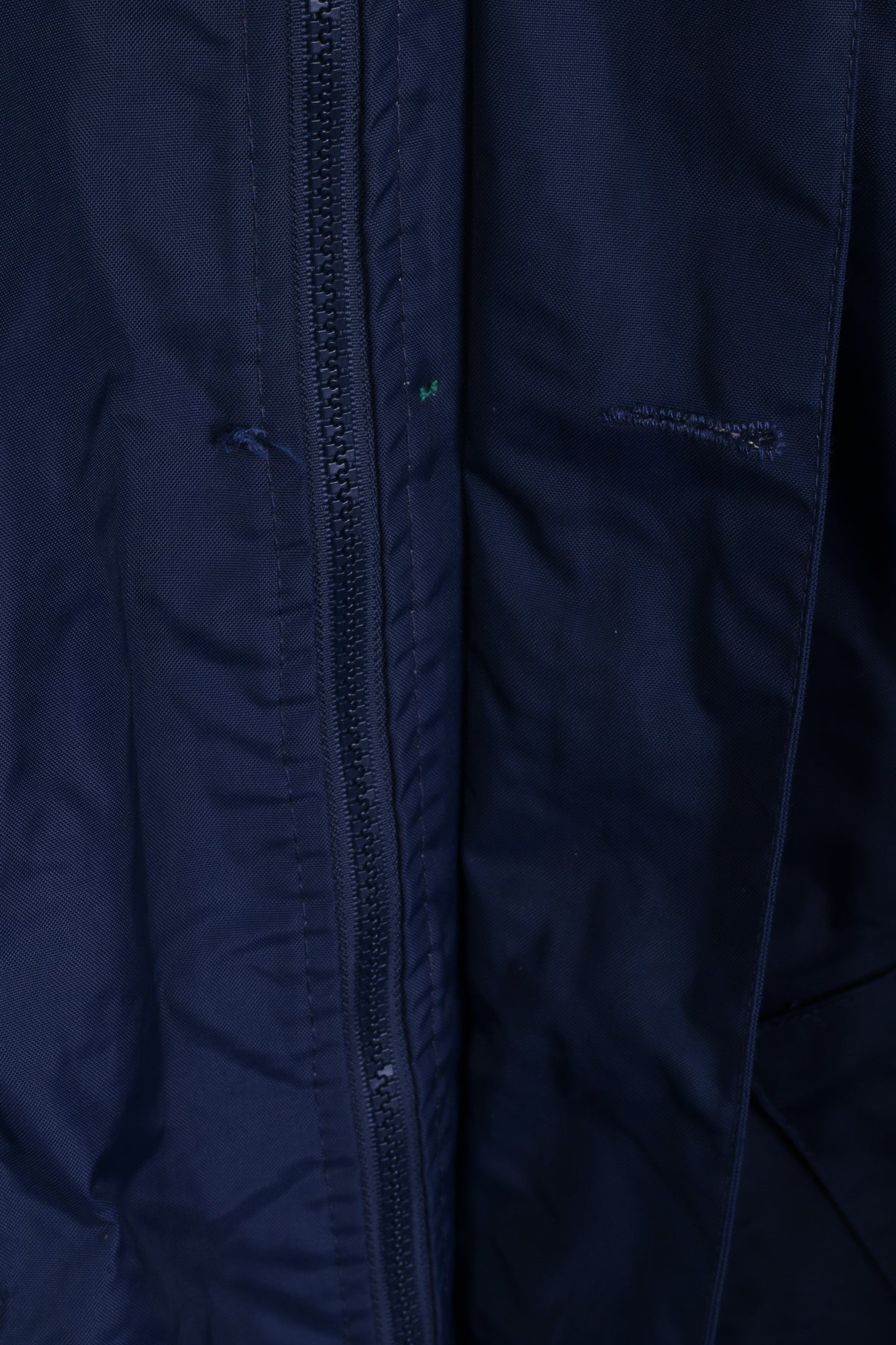 Helly Hansen Mens M Jacket Navy Green Sailing Hidden Hood Double Side