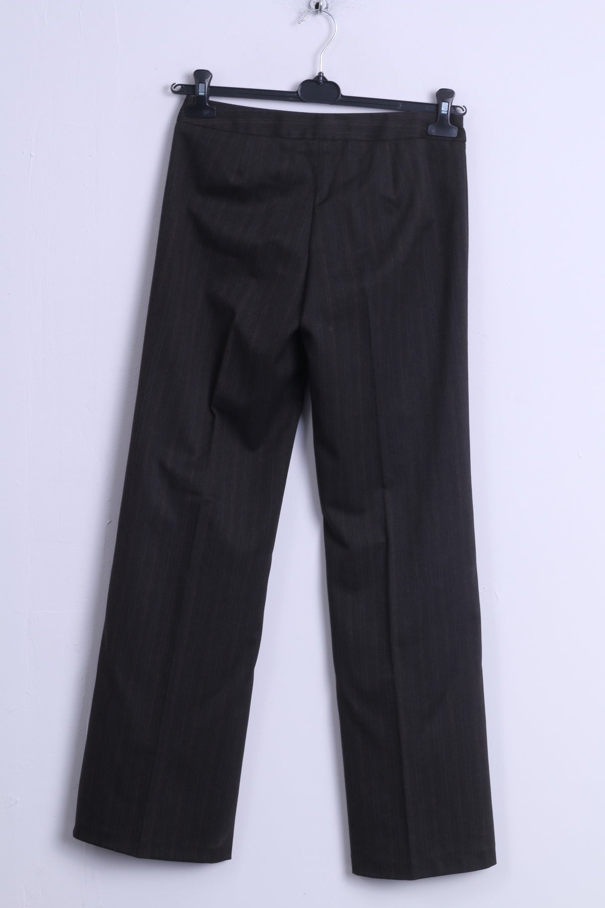 United Colors Of Benetton Womens 40 S Trousers Brown Striped Elegant  Pants