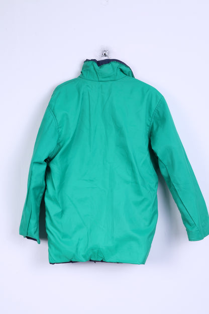 Giacca da uomo Helly Hansen M da vela verde scuro con cappuccio nascosto doppio lato