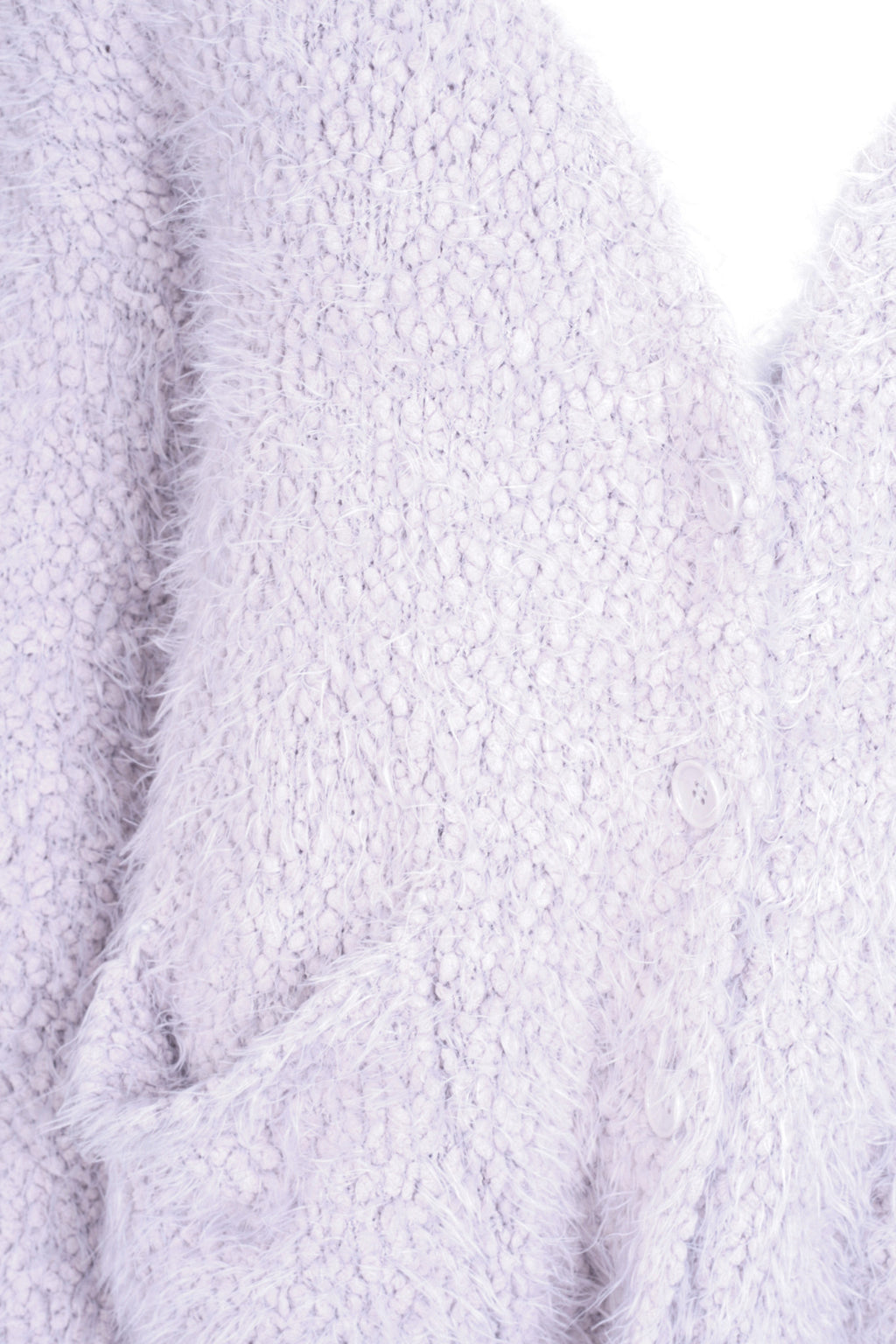 Miss Selfridge Women's 10 M Cardigan Jumper Violet Patchwork - RetrospectClothes