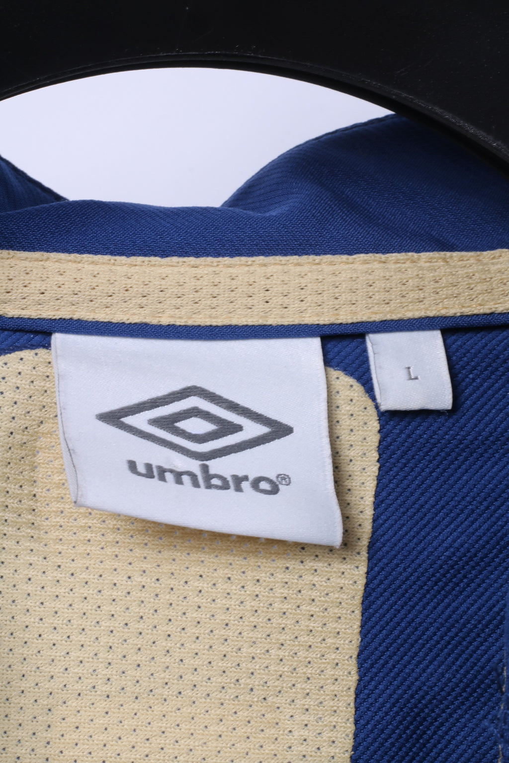 Umbro Giacca pullover da uomo L Blu Abbigliamento sportivo leggero Avtive Run Gym Top