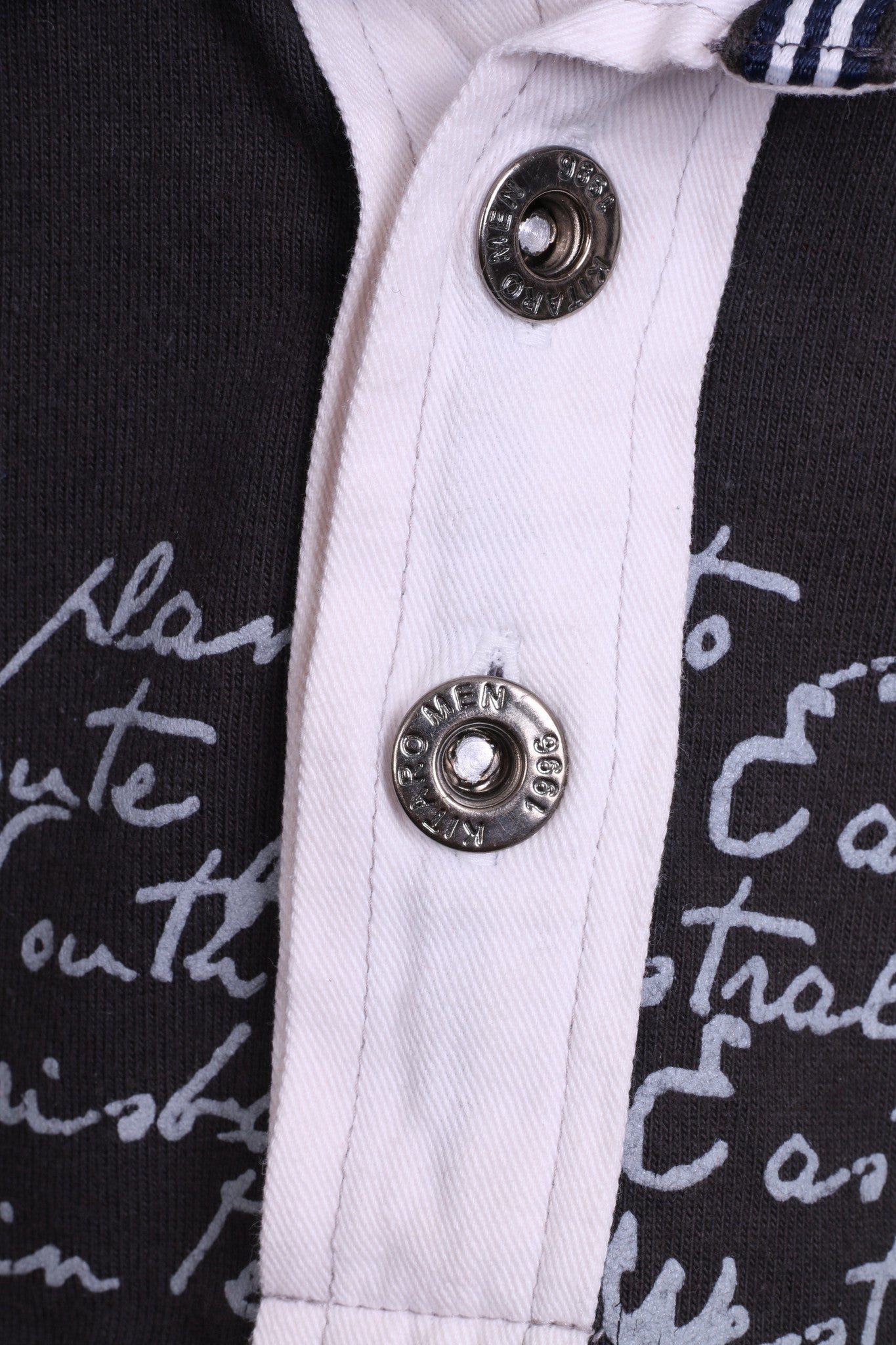 Kitaro Mens M Polo Shirt Dark Grey Cotton South Australian Sailing-Tour - RetrospectClothes