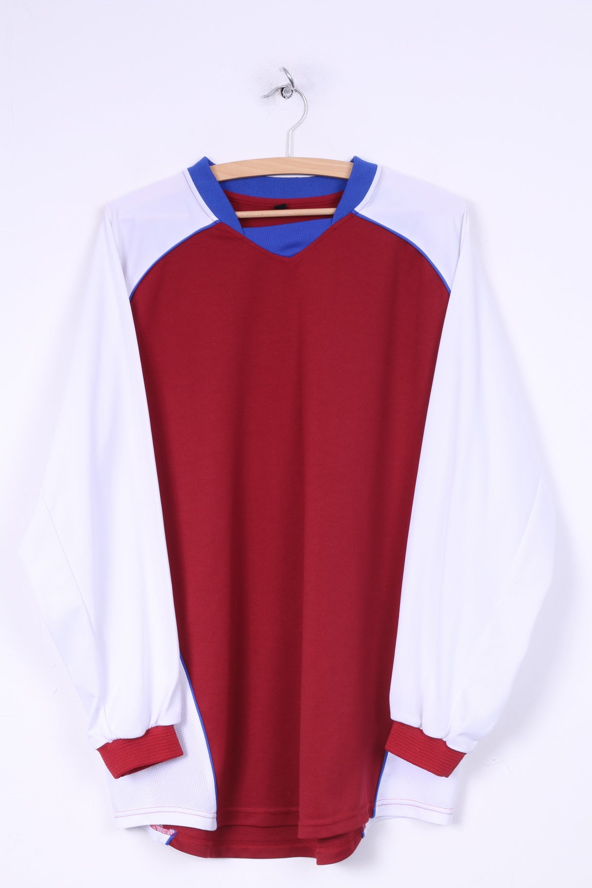Chemise XL à manches longues pour homme, maillot de sport, manches raglan marron 