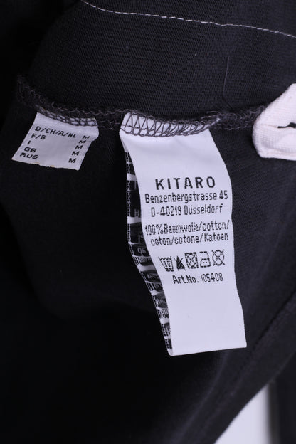 Kitaro Mens M Polo Shirt Dark Grey Cotton South Australian Sailing-Tour - RetrospectClothes